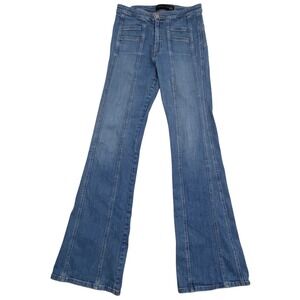 Veronica Beard Flare Jeans 10.5" Blue Size 27 Cotton Polyurethane Stretch